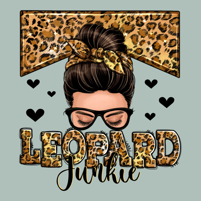 Leopard Junkie Messy Bun Heavyweight Hoodie by Zillion Design Studio | Teevron