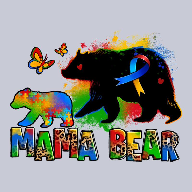 Mama Bear Autism Heavyweight Hoodie by Zillion Design Studio | Teevron