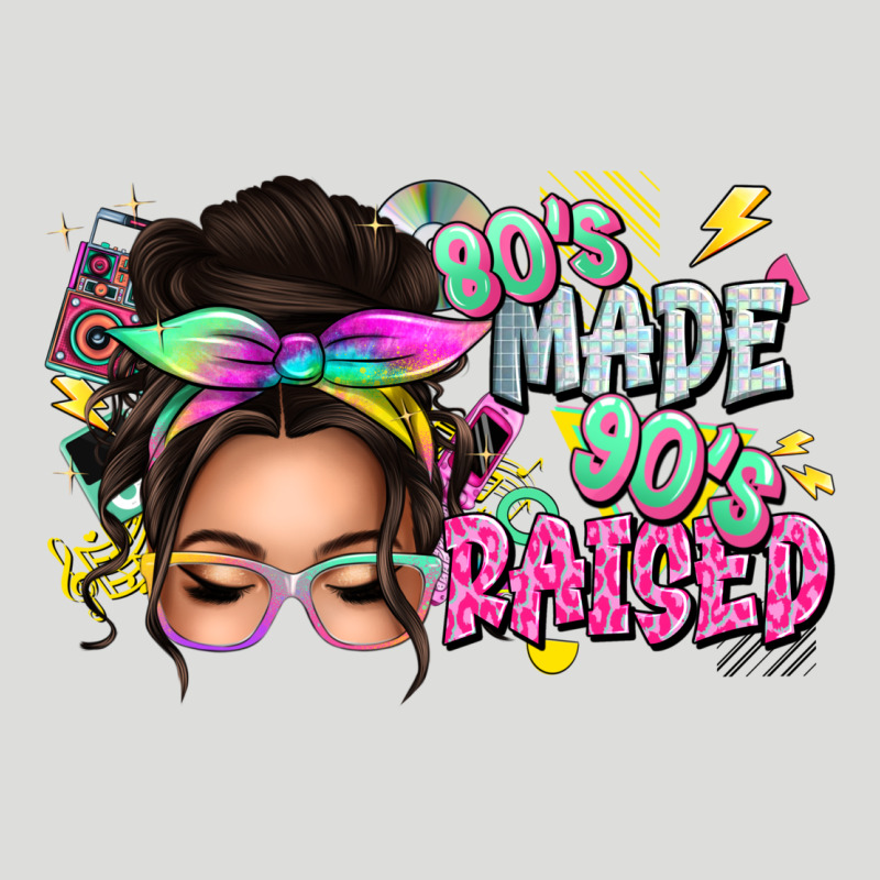 80s Made 90s Raised Messy Bun Zipper Hoodie by texasbilliewilder | Teevron
