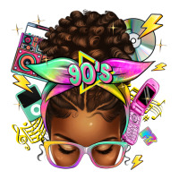 90s afro messy bun | Teevron
