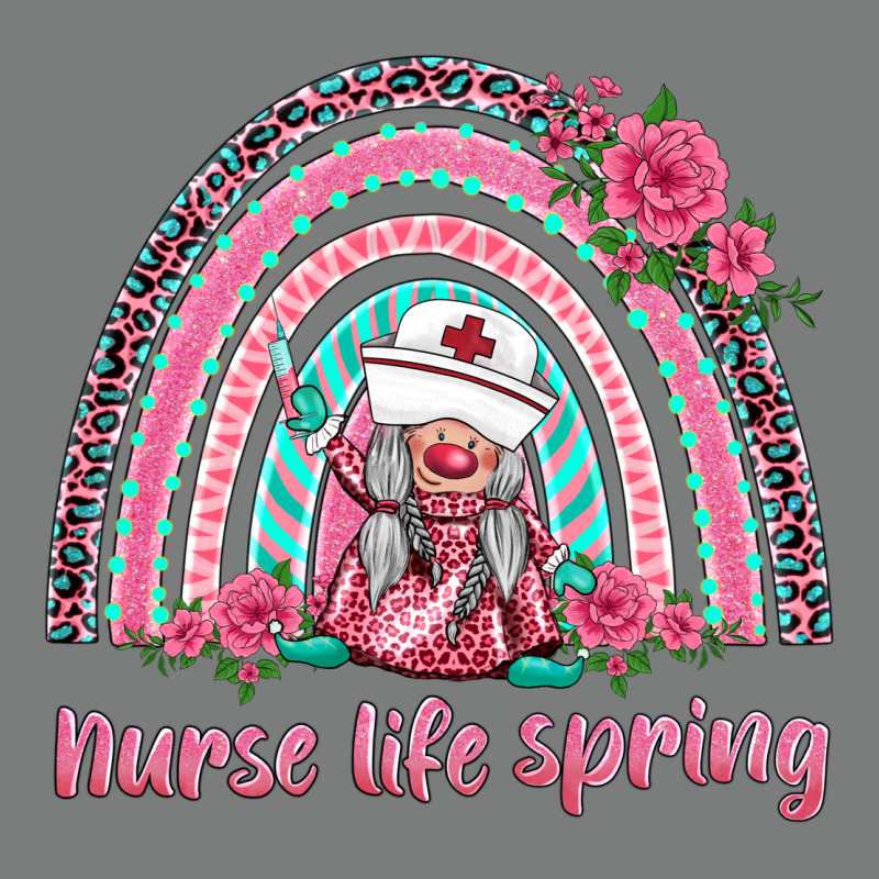 Nurse Life Spring Rainbow Premium Hoodie by BarkalooDesign | Teevron