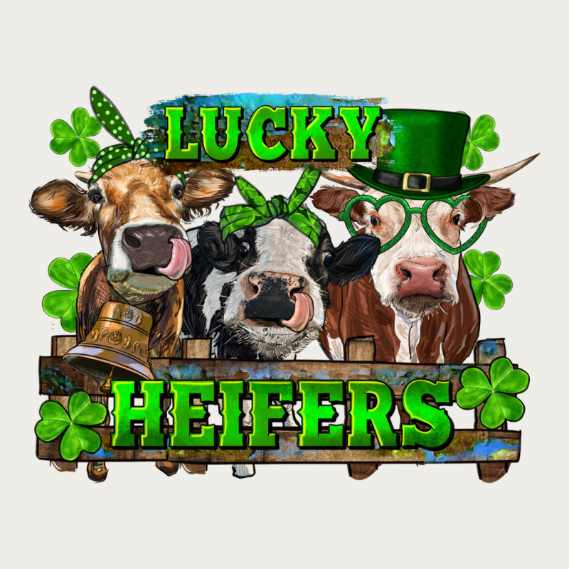 St Patricks Day Lucky Heifers Zipper Hoodie by RanaPortraitStore | Teevron