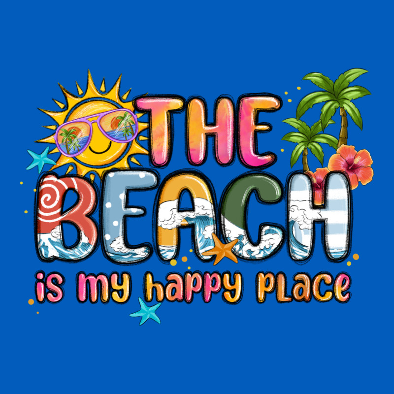 The Beach Is My Happy Place Urban Hoodie by MaliasSmallBusiness | Teevron
