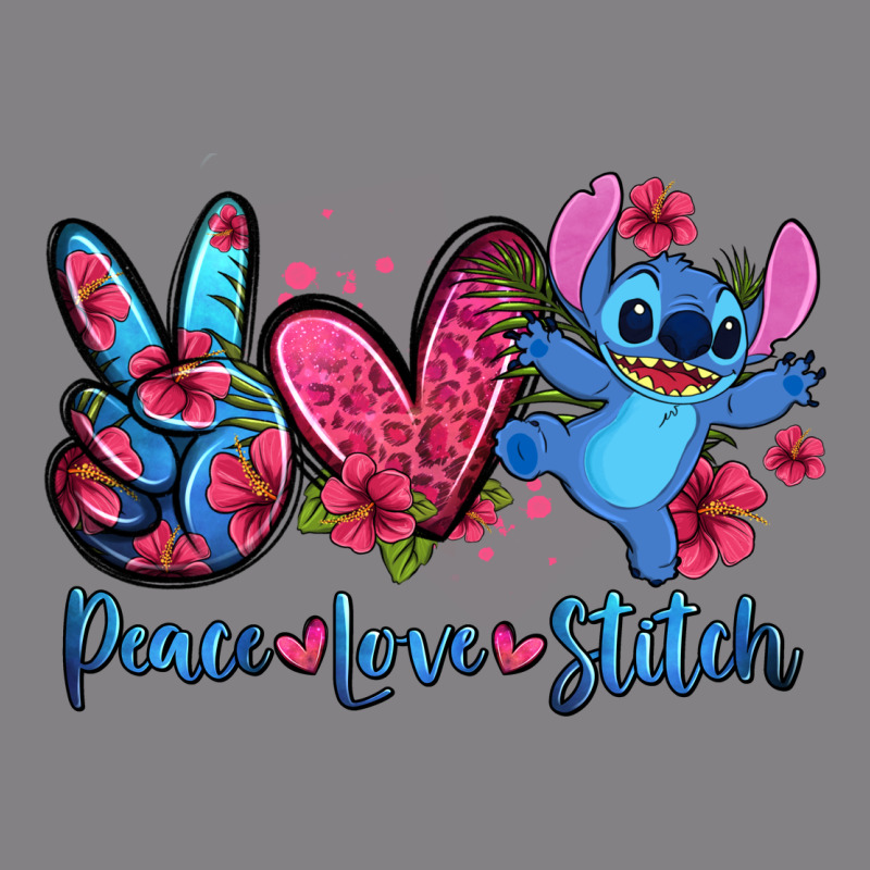 Peace Love Stitch Heavyweight Hoodie by Zillion Design Studio | Teevron
