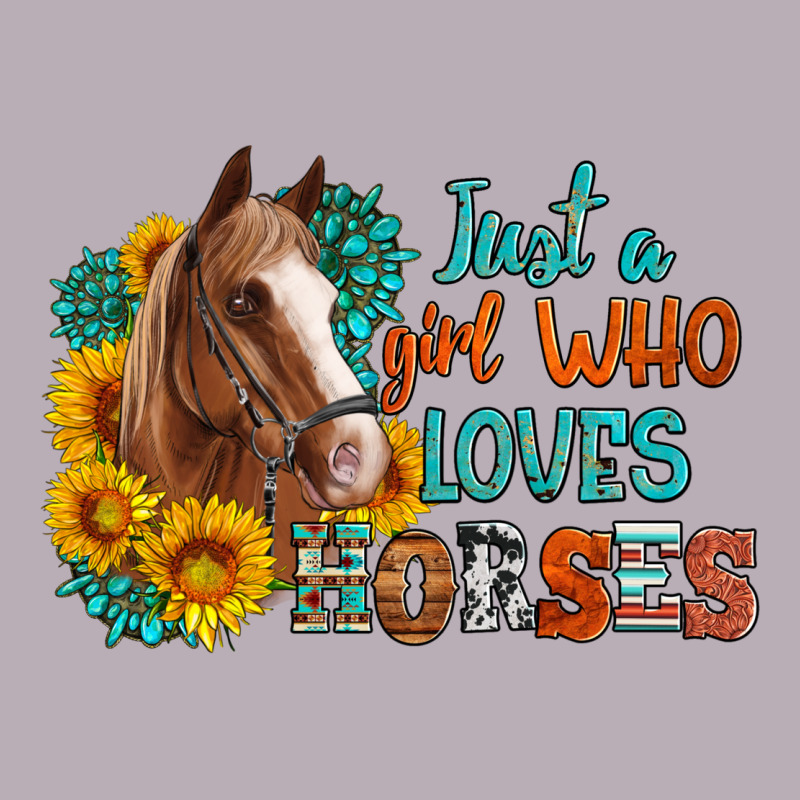 Just A Girl Who Loves Horses Vintage Tee by Artiststas | Teevron