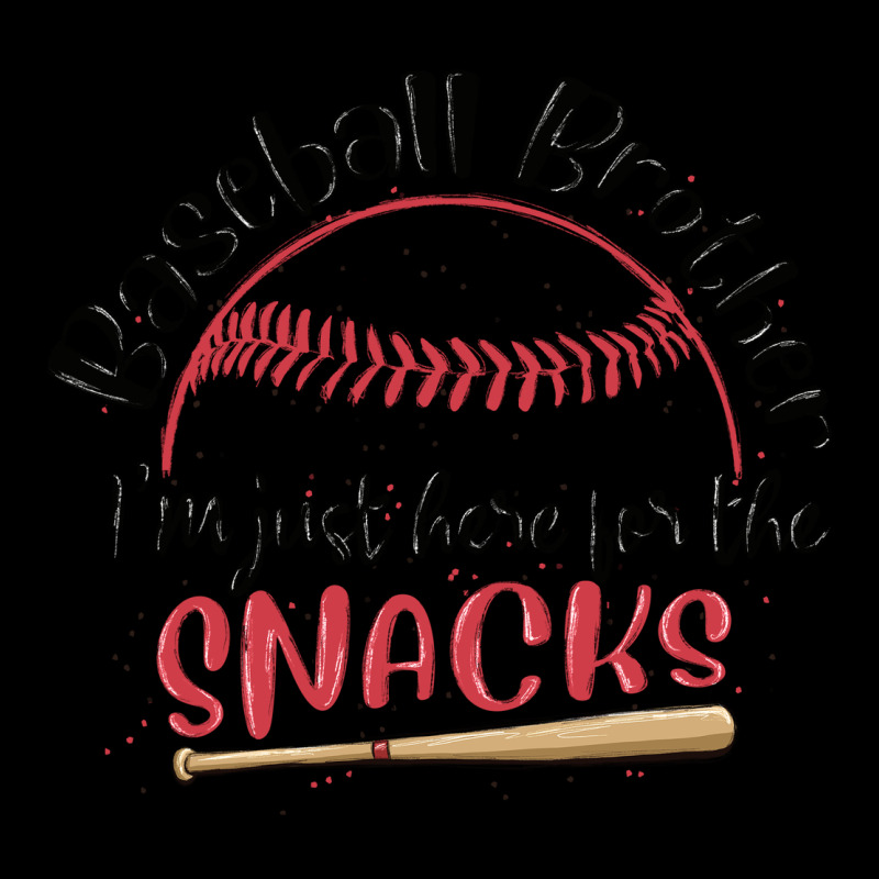 Baseball Brother I'm Just Here For The Snacks Urban Hoodie by MaliasSmallBusiness | Teevron