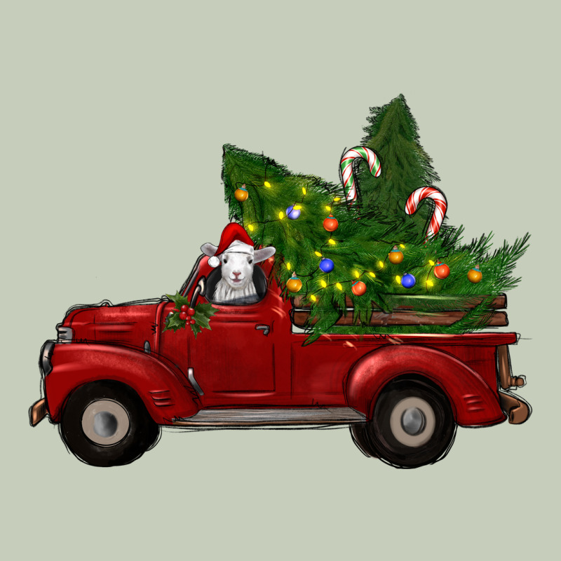 Christmas Farm Truck With Baby Sheep Classic Tee by RanaPortraitStore | Teevron