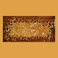 Wooden Leopard Glitter  License Plate Template Premium Hoodie | Teevron