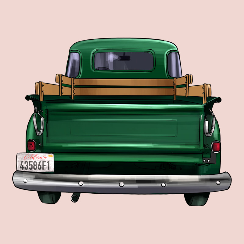 Western Green Truck Back View Premium Sweatshirt by FaDigitalArtStudio | Teevron