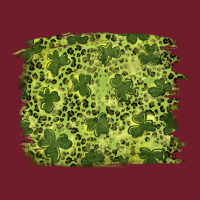 St Patrick's Day Shamrock Leopard Background Zipper Hoodie | Teevron