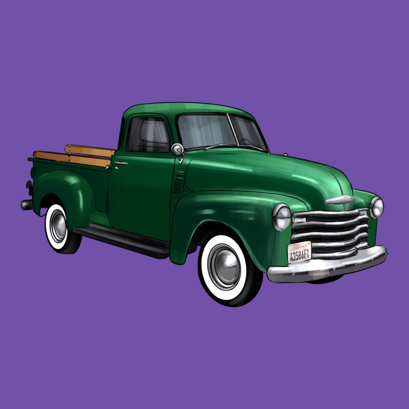 Western Green Truck Right 34 View 1 Premium Sweatshirt by FaDigitalArtStudio | Teevron