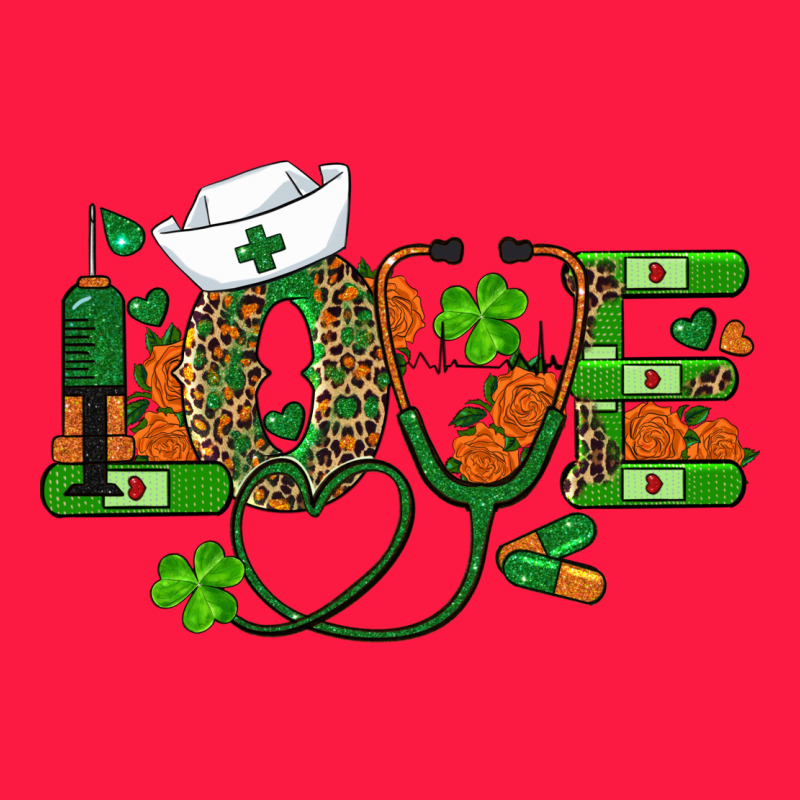 St Patricks Day Love Nurse Zipper Hoodie by RanaPortraitStore | Teevron