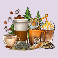 Coffee Cups Tiger With Coffee Beans Classic Tee | Teevron