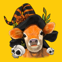 Halloween Witch Cow Premium Hoodie | Teevron