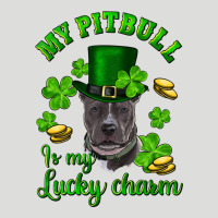 St. Patrick's Day My Pitbull Is My Lucky Charm With Hat Zipper Hoodie | Teevron