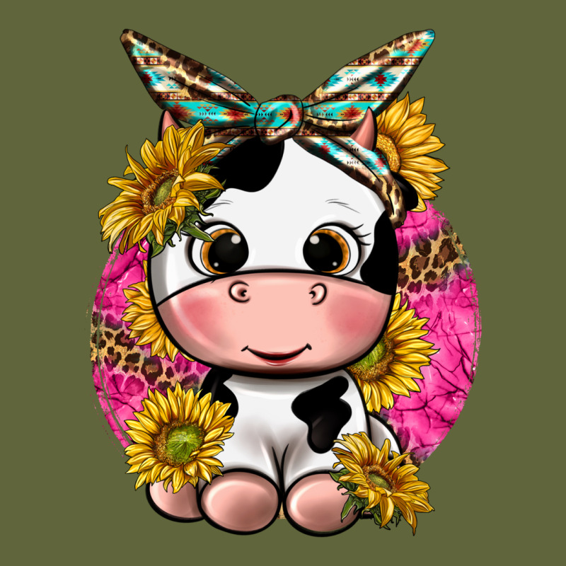 Cut Cow With Sunflower And Leopard  Pink Classic Tee by texasbilliewilder | Teevron