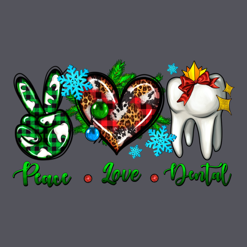 Peace Love Dental For Christmas Vintage Hoodie by AdoDesignShop | Teevron