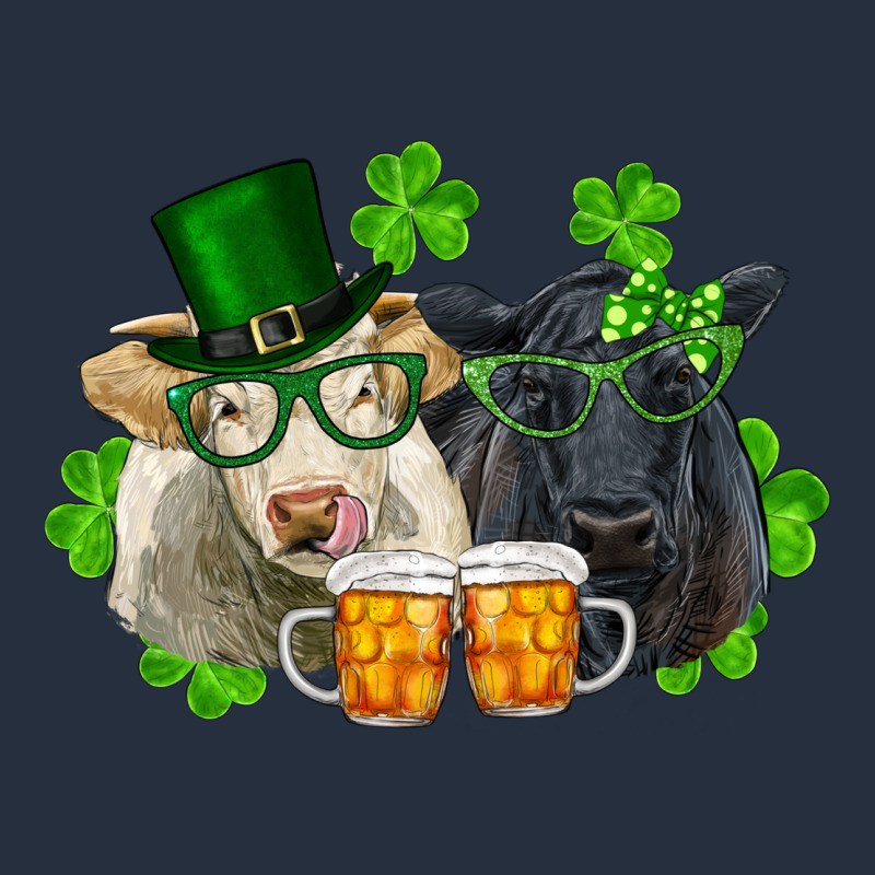 St. Patrick's Day Charolais And Black Angus Cows Zipper Hoodie by RanaPortraitStore | Teevron