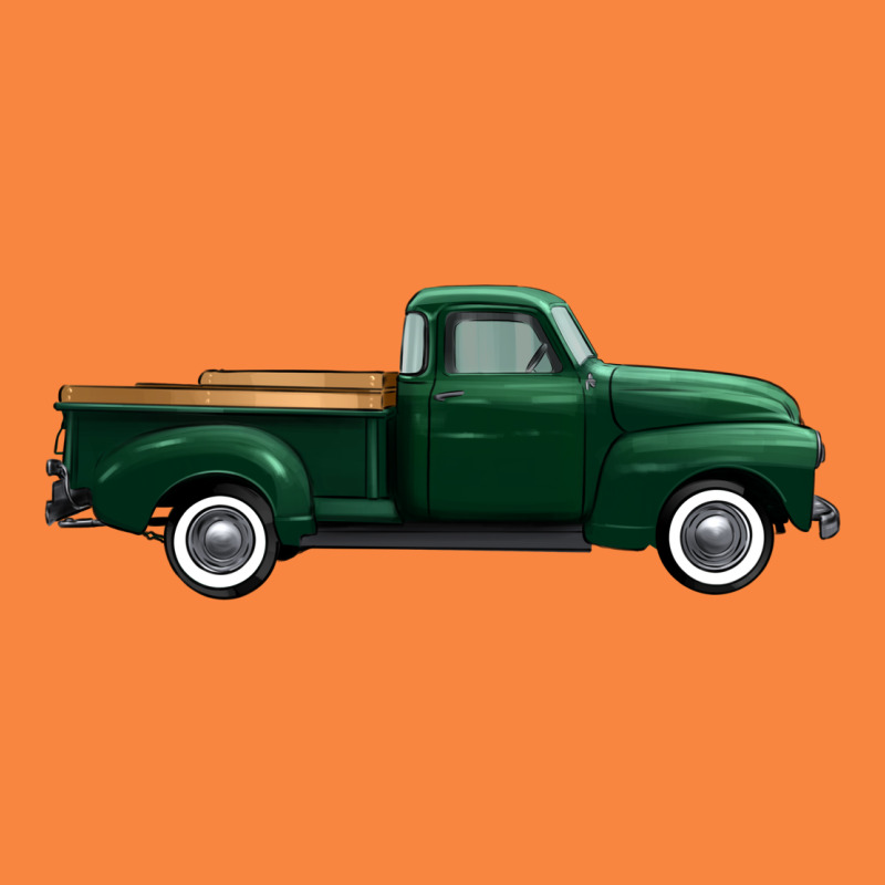 Western Green Truck Right Side View 1 Premium Sweatshirt by FaDigitalArtStudio | Teevron