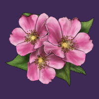 Wild Prairie Rose Illustrations Premium Hoodie | Teevron