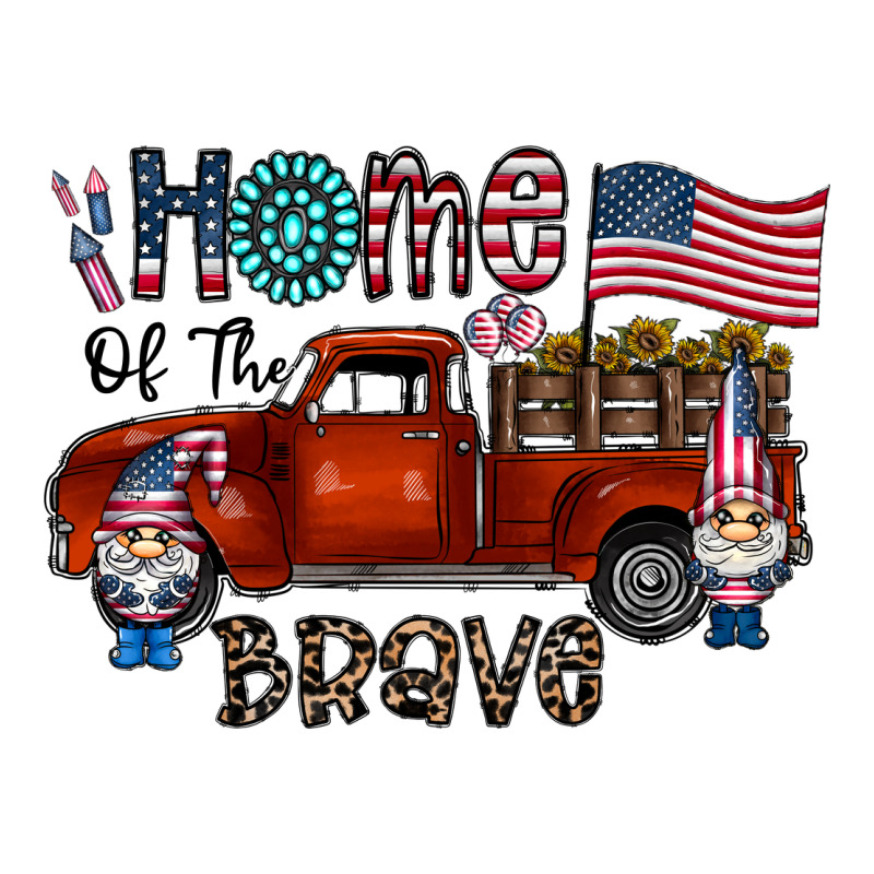 Home Of The Brave Premium Sweatshirt by CowhideDigitalArt | Teevron