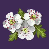 Hawthorn Flower Illustrations Premium Hoodie | Teevron