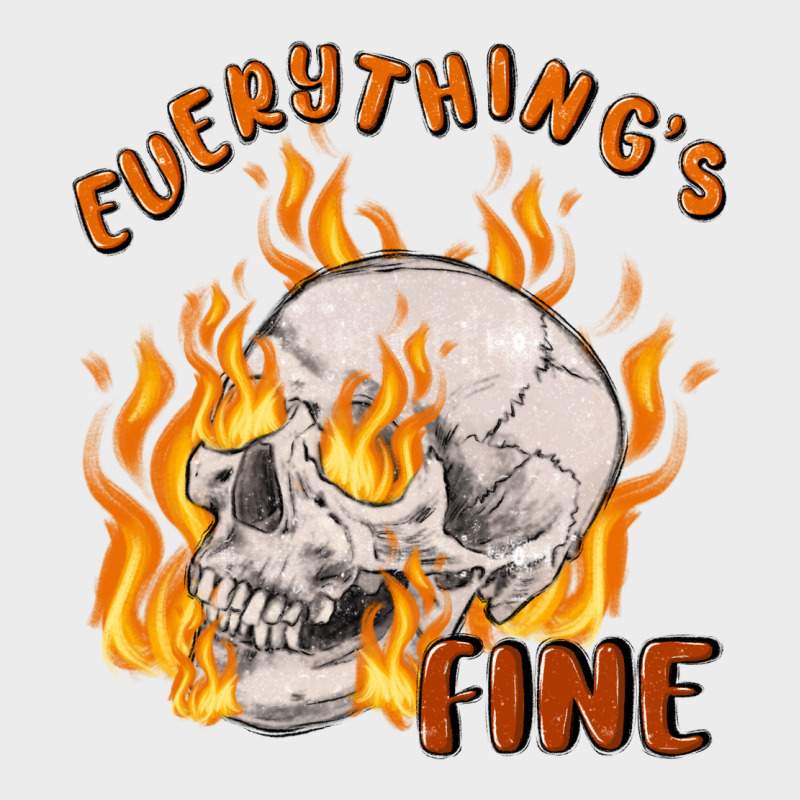 Everything's Fine Urban Hoodie by MaliasSmallBusiness | Teevron