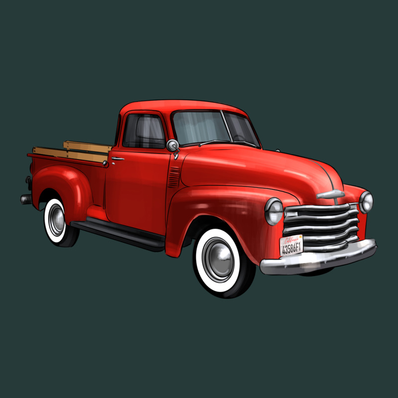 Western Red Truck Right 34 View 1 Premium Sweatshirt by FaDigitalArtStudio | Teevron
