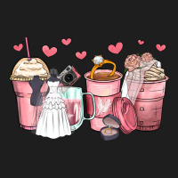 Wedding Bride Coffee Cups Heavyweight Hoodie | Teevron