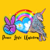 Peace Love Unicorn Premium Hoodie | Teevron