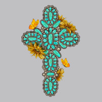 Gemstone Cross With Sunflowers And Butterflies Classic Tee | Teevron