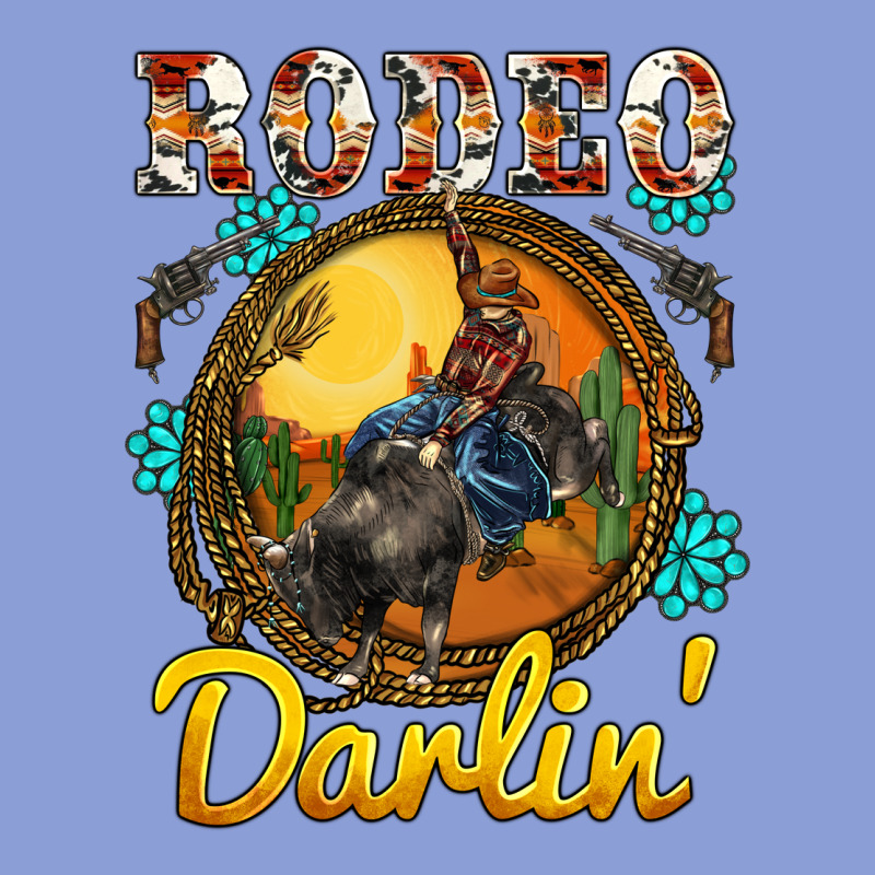 Western Rodeo Darlin' Sunset Sunflowers Weapon Long Sleeve Tee by BarkalooDesign | Teevron