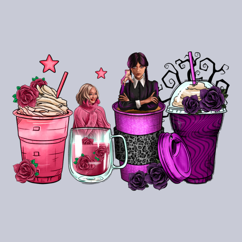 Wednesday And Enid Coffee Cups Heavyweight Hoodie by Zillion Design Studio | Teevron