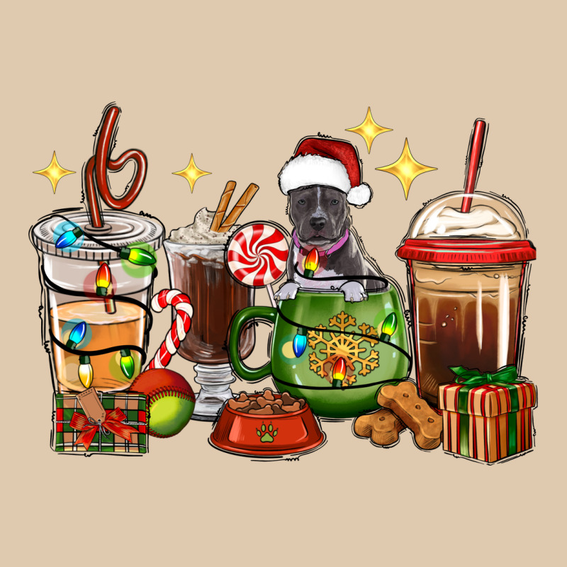 Christmas Coffee Cups With Pitbull Classic Tee by RanaPortraitStore | Teevron
