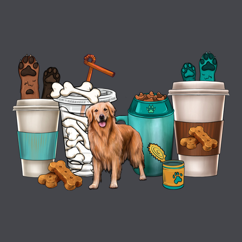 Golden Retriever Dog Coffee Cups Classic Tee by texasbilliewilder | Teevron