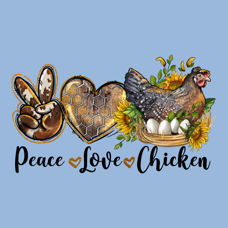 Western Peace Love Chickens Premium Hoodie by LillyAllenDesigns | Teevron