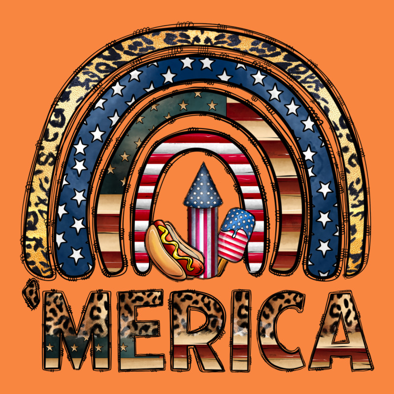 Merica Rainbow Premium Sweatshirt by CowhideDigitalArt | Teevron