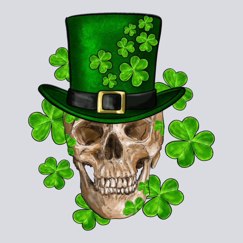 St. Patrick's Day Skull Zipper Hoodie by RanaPortraitStore | Teevron