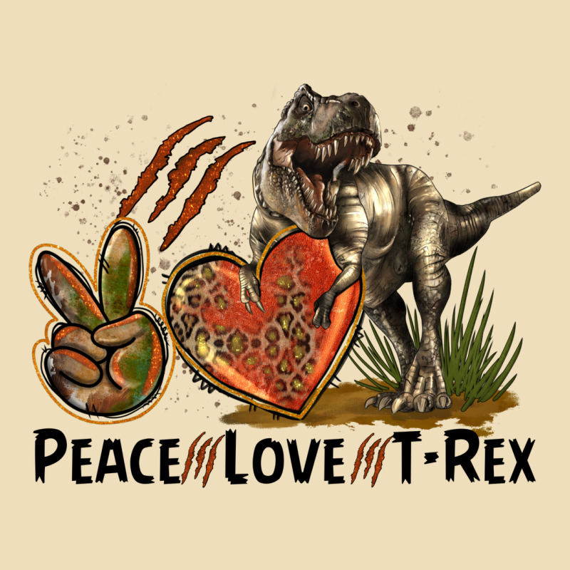 Western Peace Love T-rex Premium Hoodie by LillyAllenDesigns | Teevron