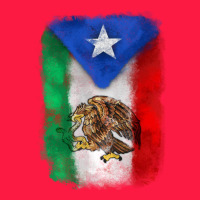 Mexico And Puerto Rico Flag Zipper Hoodie | Teevron