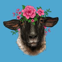 Suffolk Ewe Sheep With Floral Headdress Premium Hoodie | Teevron