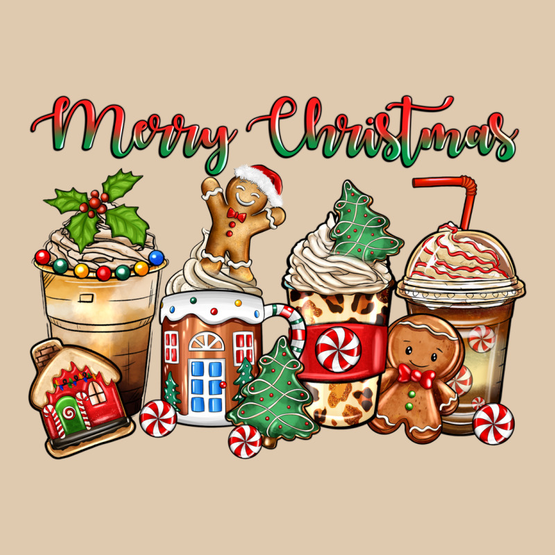 Merry Christmas Gingerbread Coffee Cups Classic Tee by Zillion Design Studio | Teevron