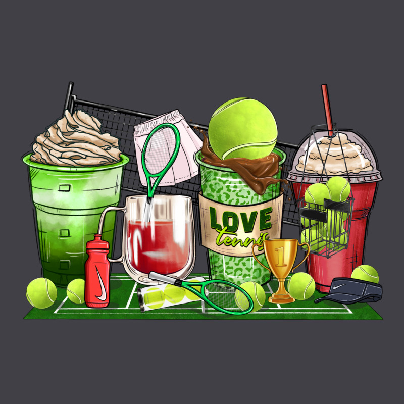 Tennis Coffee Cups Heavyweight Hoodie by Zillion Design Studio | Teevron