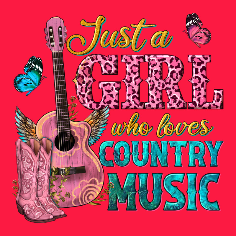 Just A Girl Who Loves Country Music Zipper Hoodie by texasbilliewilder | Teevron