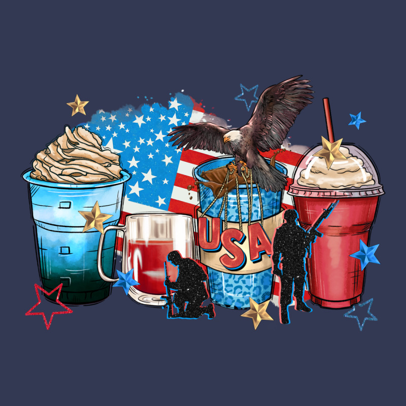 Usa Coffee Cups Heavyweight Hoodie by Zillion Design Studio | Teevron