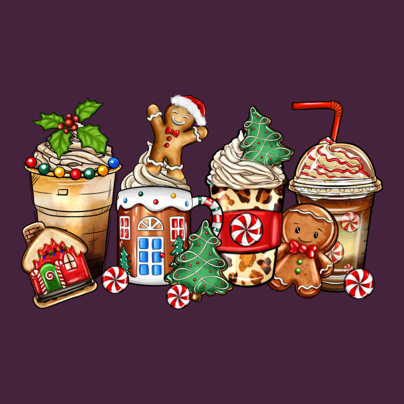 Christmas Gingerbread Coffee Cups Classic Tee by Zillion Design Studio | Teevron