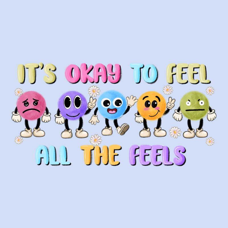It's Okay To Feel All The Feels Urban Hoodie by MaliasSmallBusiness | Teevron