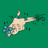 Western Turquoise Gun Hand Urban Hoodie | Teevron