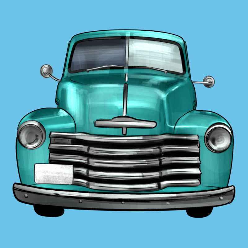 Western Truck Front View Premium Sweatshirt by FaDigitalArtStudio | Teevron