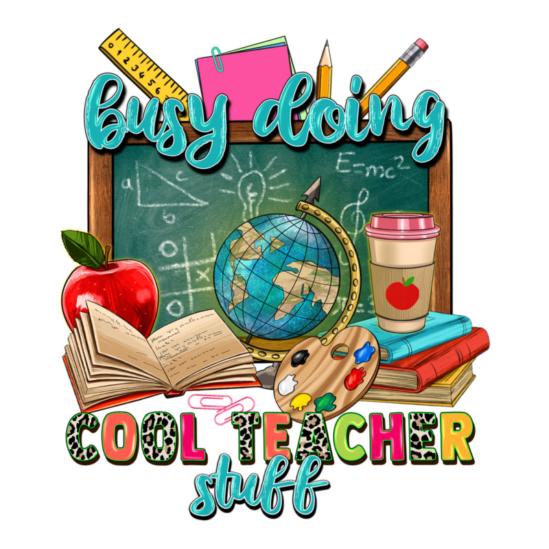 Busy Doing Cool Teacher Stuff Heavyweight Hoodie by Zillion Design Studio | Teevron